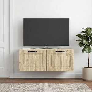 Nástěnná TV skříň Dub sonoma 78,5 x 31 x 30 cm Kompozitní dřevo - obrázek 1