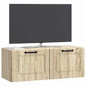 Nástěnná TV skříň Dub sonoma 78,5 x 31 x 30 cm Kompozitní dřevo - obrázek 3