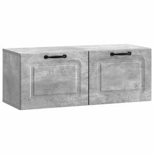Nástěnná TV skříň Nástěnný Betonově šedá 78,5 x 31 x 30 cm - obrázek 2