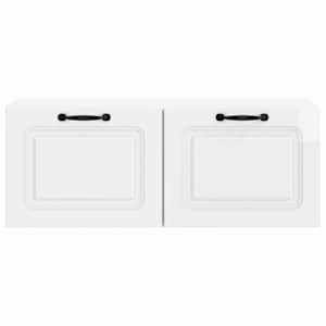 Nástěnná TV skříň Bílá s vysokým leskem 78,5 x 31 x 30 cm - obrázek 6