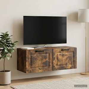 Nástěnná TV skříň Nástěnný Kouřový dub 78,5 x 31 x 30 cm - obrázek 1