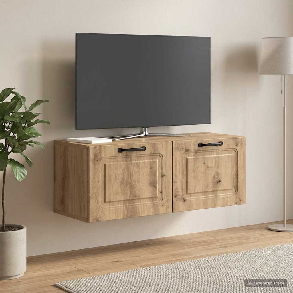 Seinälle asennettava TV-kaappi Artisaanitammi 78,5 x 31 x 30 cm