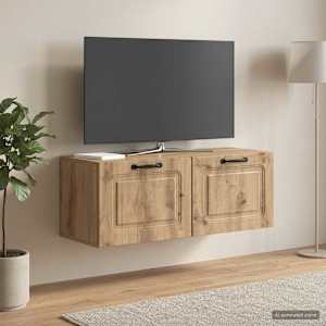 Nástěnná TV skříň 78,5 x 31 x 30 cm Dub artisan - obrázek 1