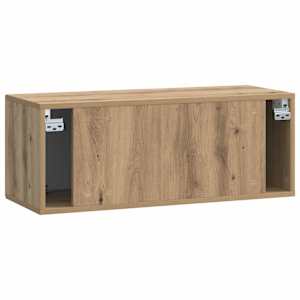 Nástěnná TV skříň 78,5 x 31 x 30 cm Dub artisan - obrázek 8