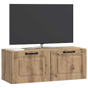 Nástěnná TV skříň 78,5 x 31 x 30 cm Dub artisan - obrázek 3