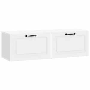 Nástěnná TV skříň Bílá 98 x 31 x 30 cm Kompozitní dřevo - obrázek 2
