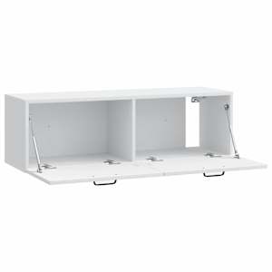 Nástěnná TV skříň Bílá 98 x 31 x 30 cm Kompozitní dřevo - obrázek 5