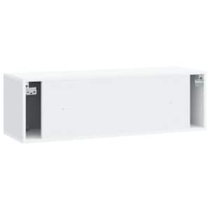 Nástěnná TV skříň Bílá 98 x 31 x 30 cm Kompozitní dřevo - obrázek 8