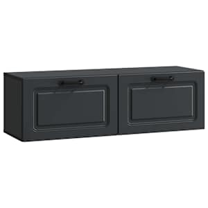 Nástěnná TV skříň Černá 98 x 31 x 30 cm Kompozitní dřevo - obrázek 2