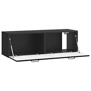 Nástěnná TV skříň Černá 98 x 31 x 30 cm Kompozitní dřevo - obrázek 5