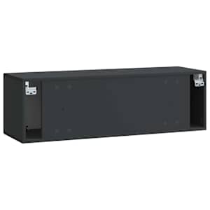 Nástěnná TV skříň Černá 98 x 31 x 30 cm Kompozitní dřevo - obrázek 8