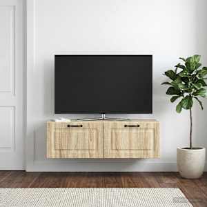 Nástěnná TV skříň Dub sonoma 98 x 31 x 30 cm Kompozitní dřevo - obrázek 1