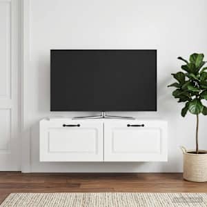 Nástěnná TV skříň Bílá s vysokým leskem 98 x 31 x 30 cm - obrázek 4