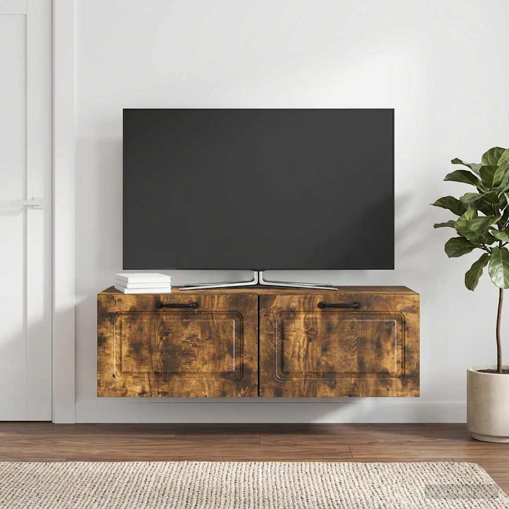 Seinälle asennettava TV-kaappi Savutammi 98 x 31 x 30 cm