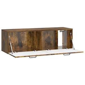 Nástěnná TV skříň Kouřový dub 98 x 31 x 30 cm Kompozitní dřevo - obrázek 5