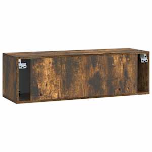 Nástěnná TV skříň Kouřový dub 98 x 31 x 30 cm Kompozitní dřevo - obrázek 8