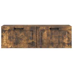 Nástěnná TV skříň Kouřový dub 98 x 31 x 30 cm Kompozitní dřevo - obrázek 6