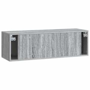 Nástěnná TV skříň Šedá sonoma 98 x 31 x 30 cm Kompozitní dřevo - obrázek 8