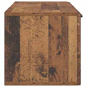 Nástěnná TV skříň Staré dřevo 98 x 31 x 30 cm Kompozitní dřevo - obrázek 7