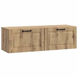 Nástěnná TV skříň 98 x 31 x 30 cm Dub artisan Kompozitní dřevo - obrázek 2