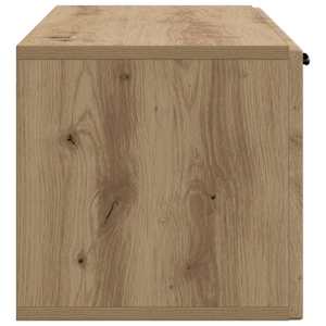 Nástěnná TV skříň 98 x 31 x 30 cm Dub artisan Kompozitní dřevo - obrázek 7