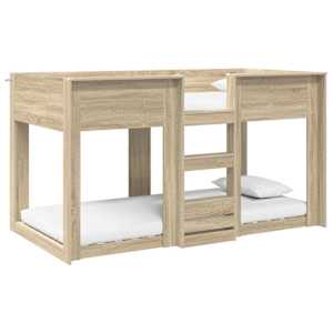 Patrová postel pro děti Sonoma dub 75 x 190 cm kompozitní dřevo - obrázek 2