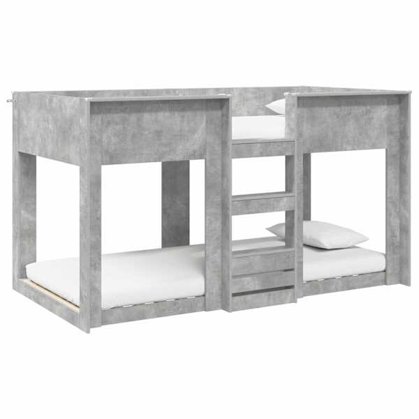 vidaXL Kiipevoodi Lastele Betoonhall 75 x 190 cm Tehispuit