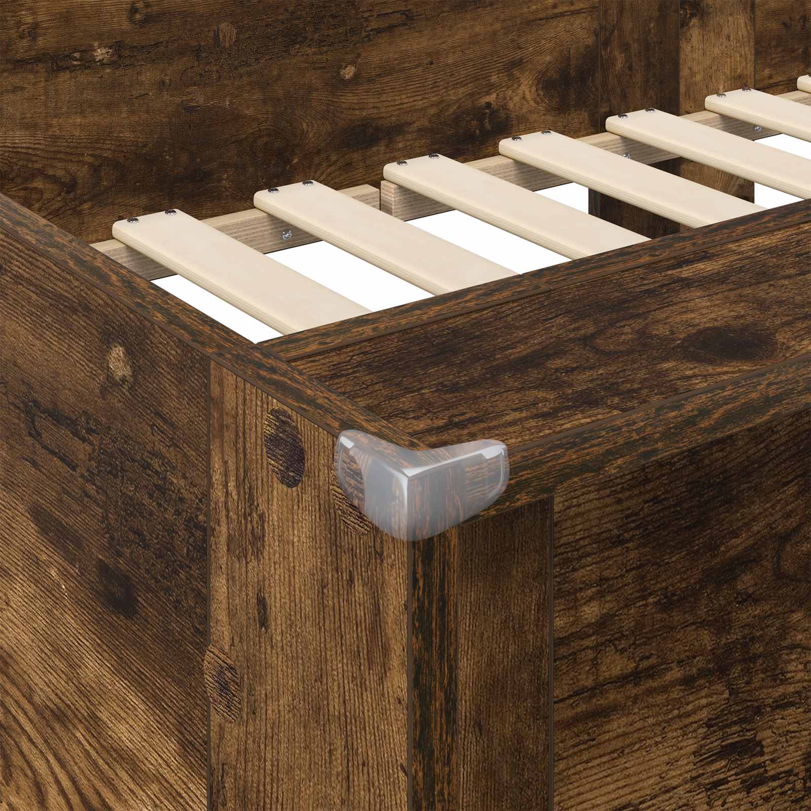 Postelja na vzkraj za otroke Dimljeni oreh 75 x 190 cm - slika 8