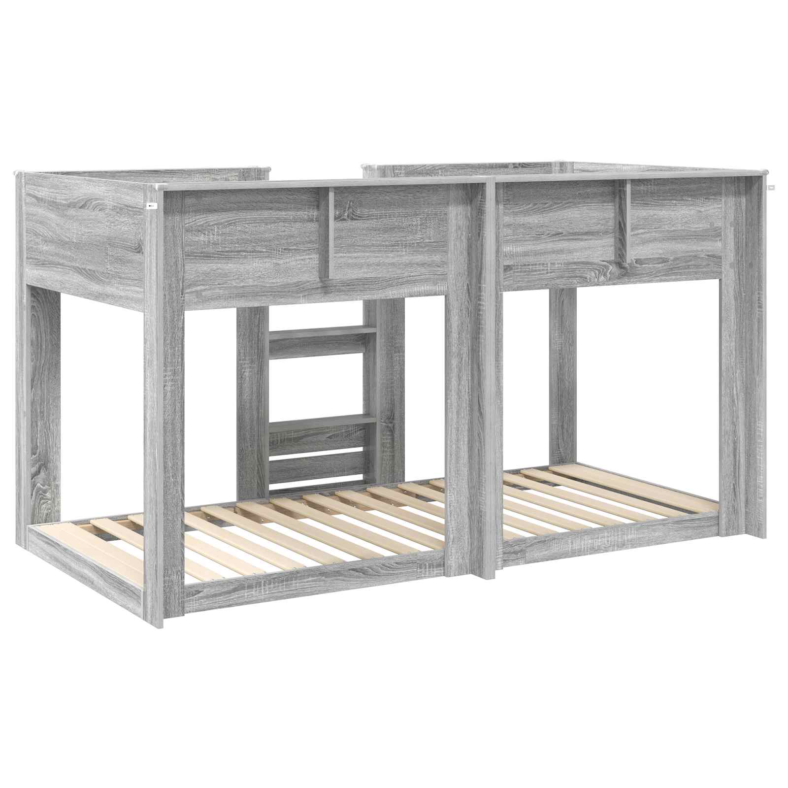 Postelja na vzkraj za otroke Siva Sonoma 75 x 190 cm - slika 7