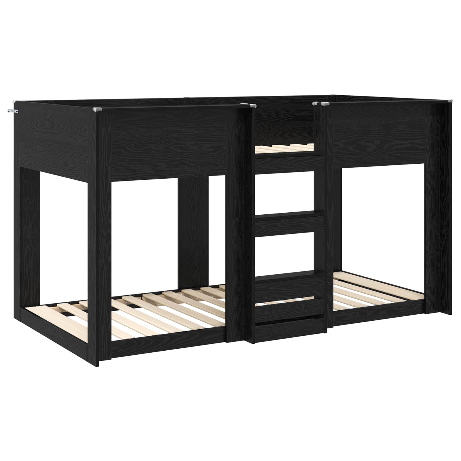 Kerrossänky Lapset Musta tammi. 100 x 200 cm Tekninen puu - Image 4