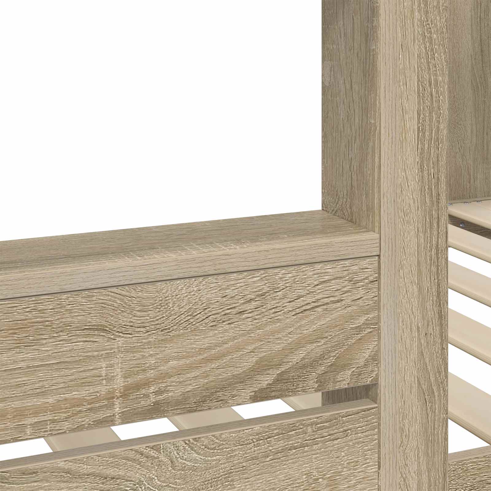 Postelja na vzkraj za otroke Sonoma hrast 100 x 200 cm - slika 9