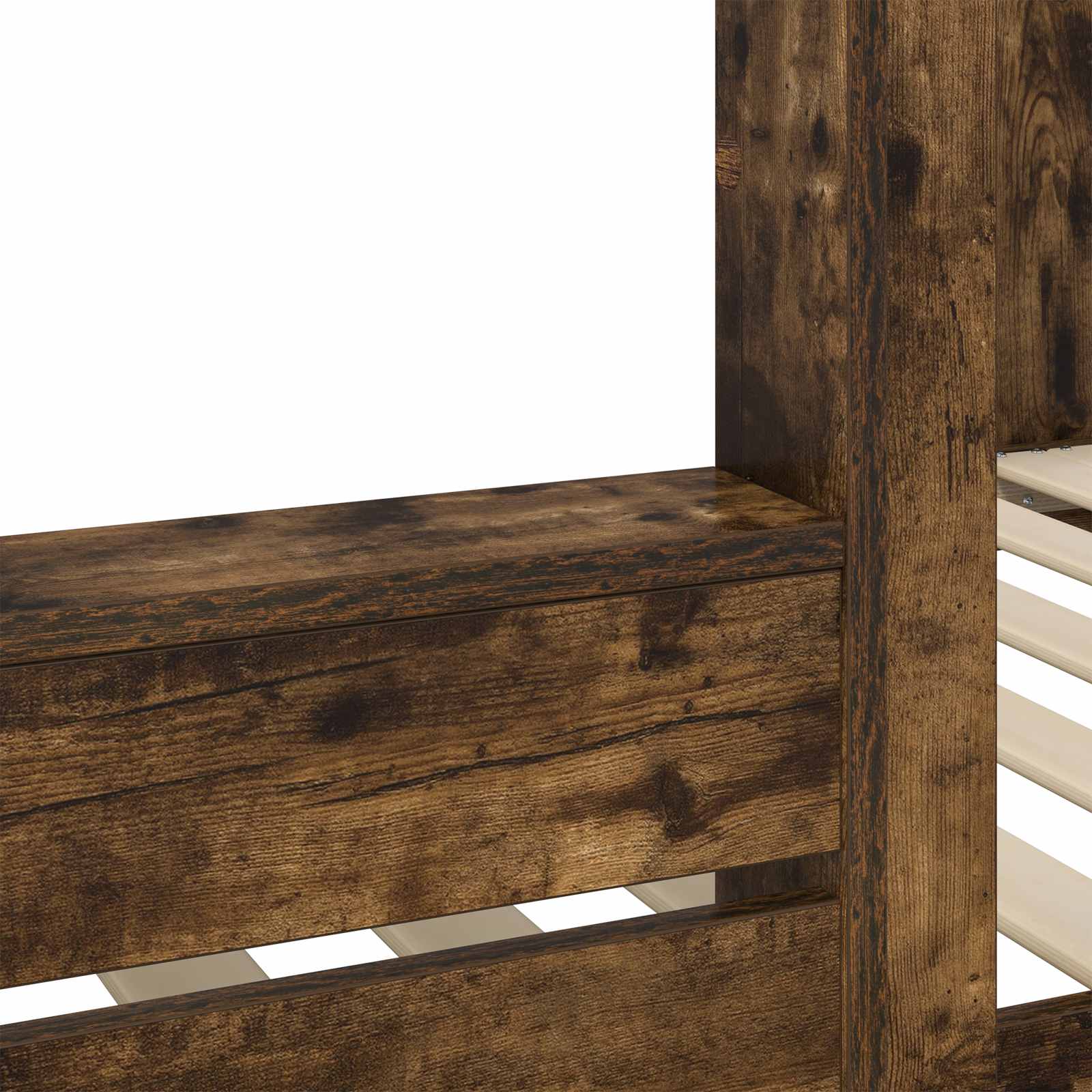 Postelja na vzkraj za otroke Dimljeni oreh 100 x 200 cm - slika 9