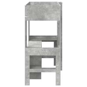 Rám patrové postele se stolem Betonově šedá 75 x 190 cm - obrázek 6