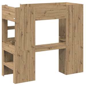 Rám patrové postele se stolem Artisanový dub 75 x 190 cm - obrázek 7