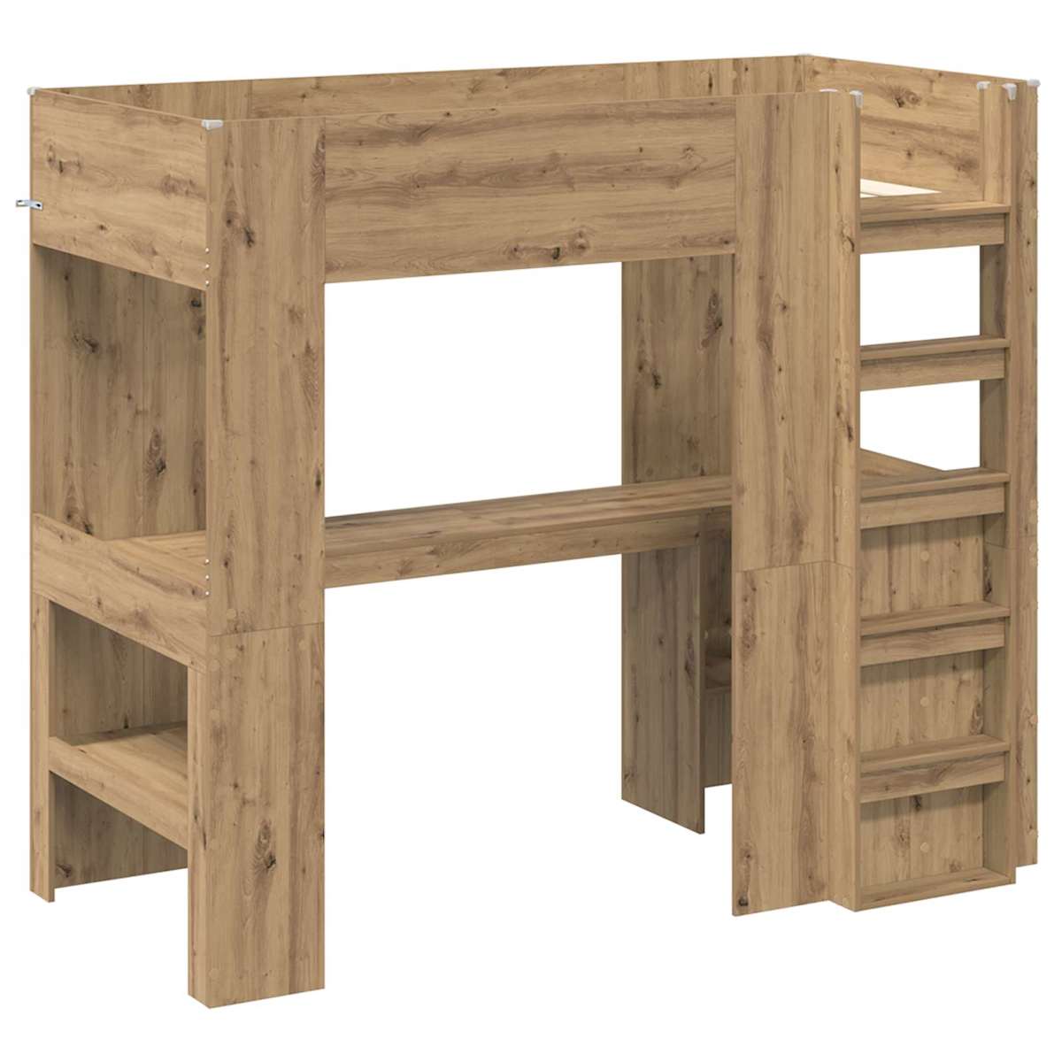Loft Sengestel med Skrivebord - Billede 4