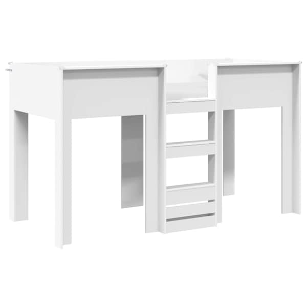 vidaXL Kiipevoodi Lastele Valge 75 x 190 cm Tehispuit