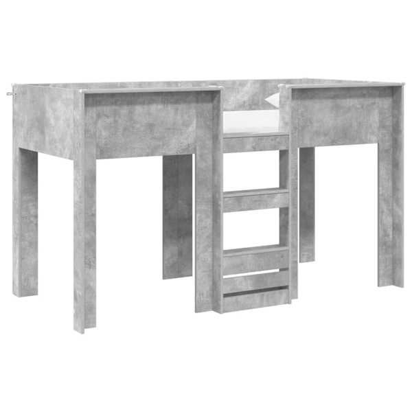 vidaXL Kiipevoodi Lastele Betoonhall 75 x 190 cm Tehispuit