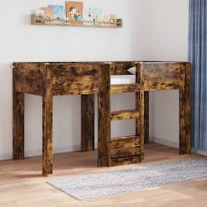 Postelja na vzkraj za otroke Dimljeni oreh 75 x 190 cm