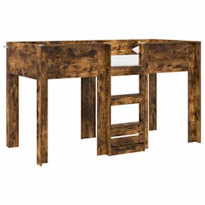 Patrová postel pro děti s úložištěm Kouřový dub 75 x 190 cm - obrázek 2