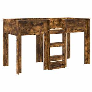 Patrová postel pro děti s úložištěm Kouřový dub 75 x 190 cm - obrázek 4