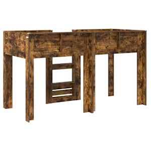 Patrová postel pro děti s úložištěm Kouřový dub 75 x 190 cm - obrázek 7