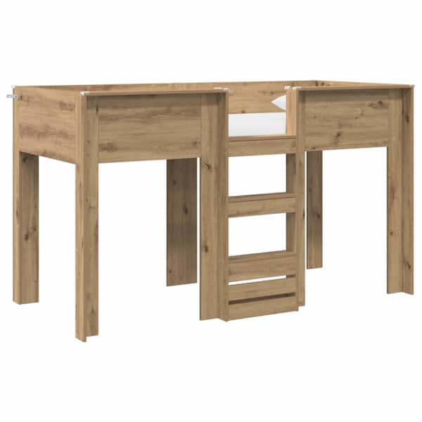 vidaXL Kiipevoodi Lastele K&auml;sit&ouml;&ouml;puu 75 x 190 cm Tehispuit
