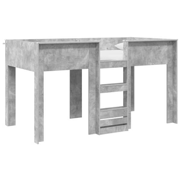vidaXL Kiipevoodi Lastele Betoonhall 80 x 200 cm Tehispuit