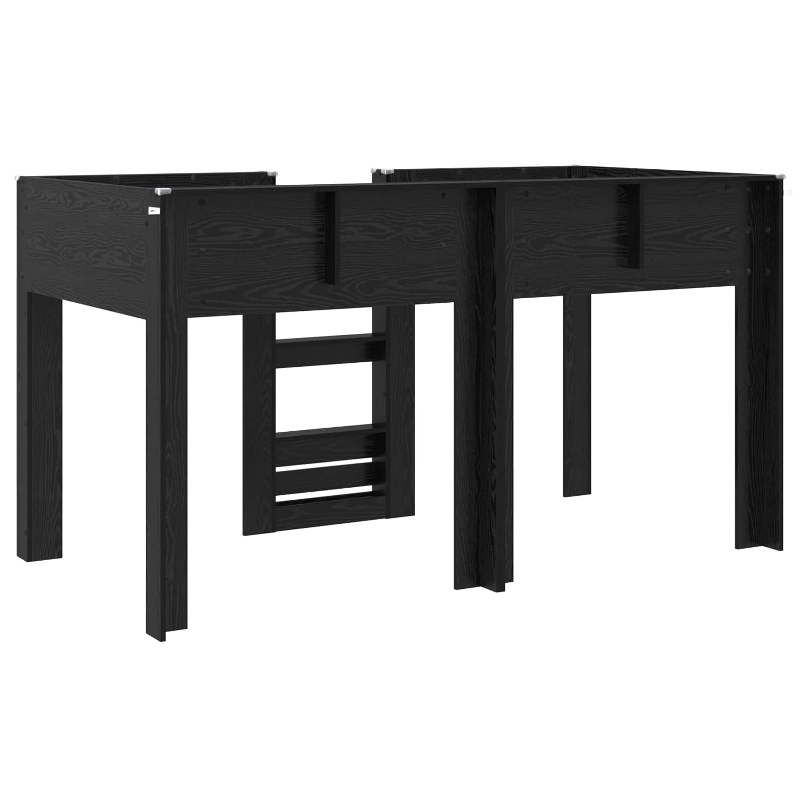 Kerrossänky Lapset Musta tammi. 100 x 200 cm Tekninen puu - Image 7