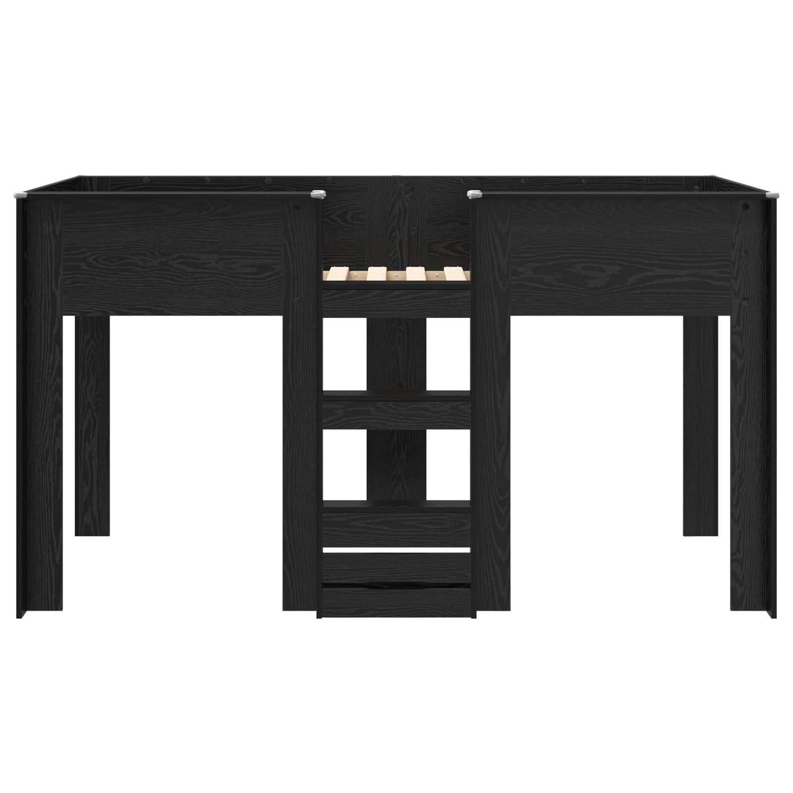 Kerrossänky Lapset Musta tammi. 100 x 200 cm Tekninen puu - Image 5