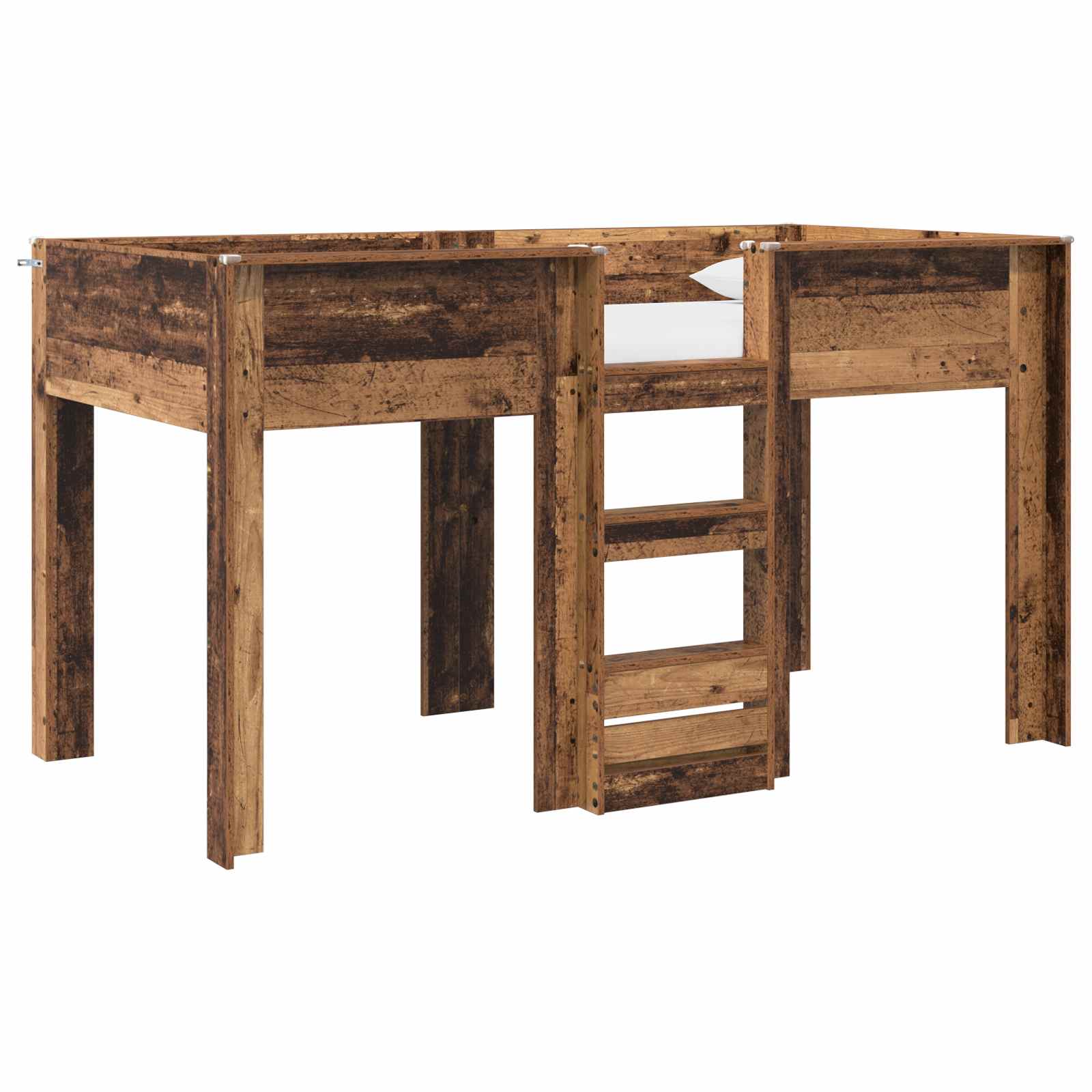 Kerrossänky Lapset Vanha puu 100 x 200 cm Tekninen puu - Image 2