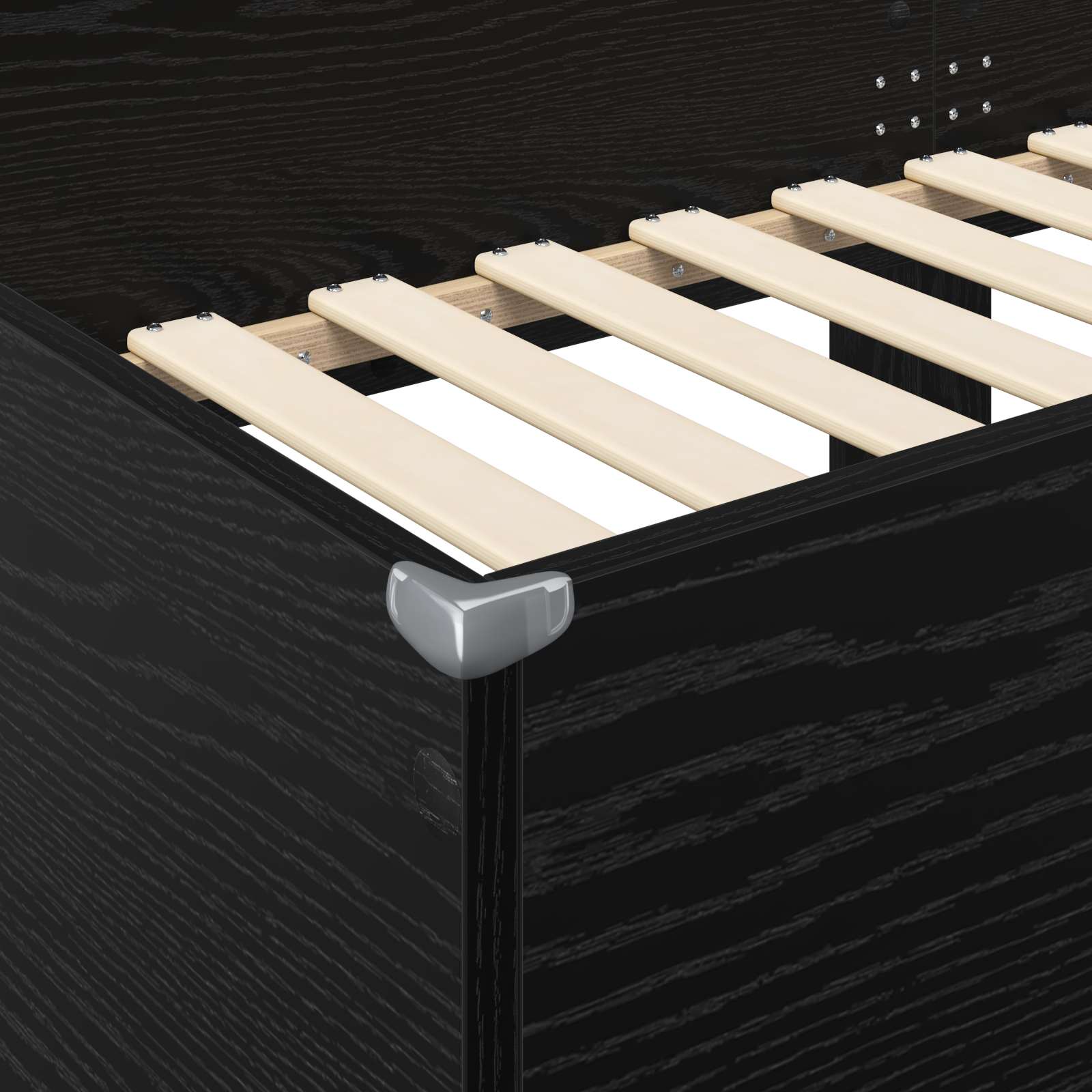 Kerrossänky Lapset Musta tammi. 100 x 200 cm Tekninen puu - Image 8