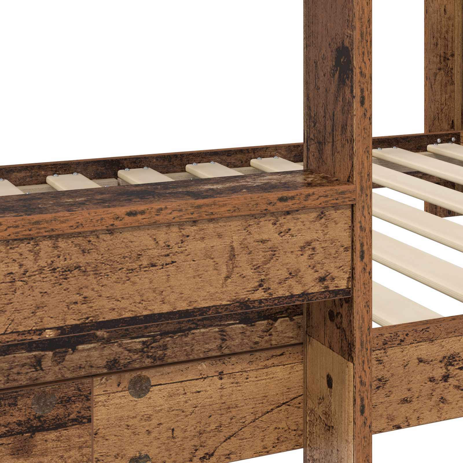 Kerrossänky Lapset Vanha puu 90 x 200 cm Tekninen puu - Image 9