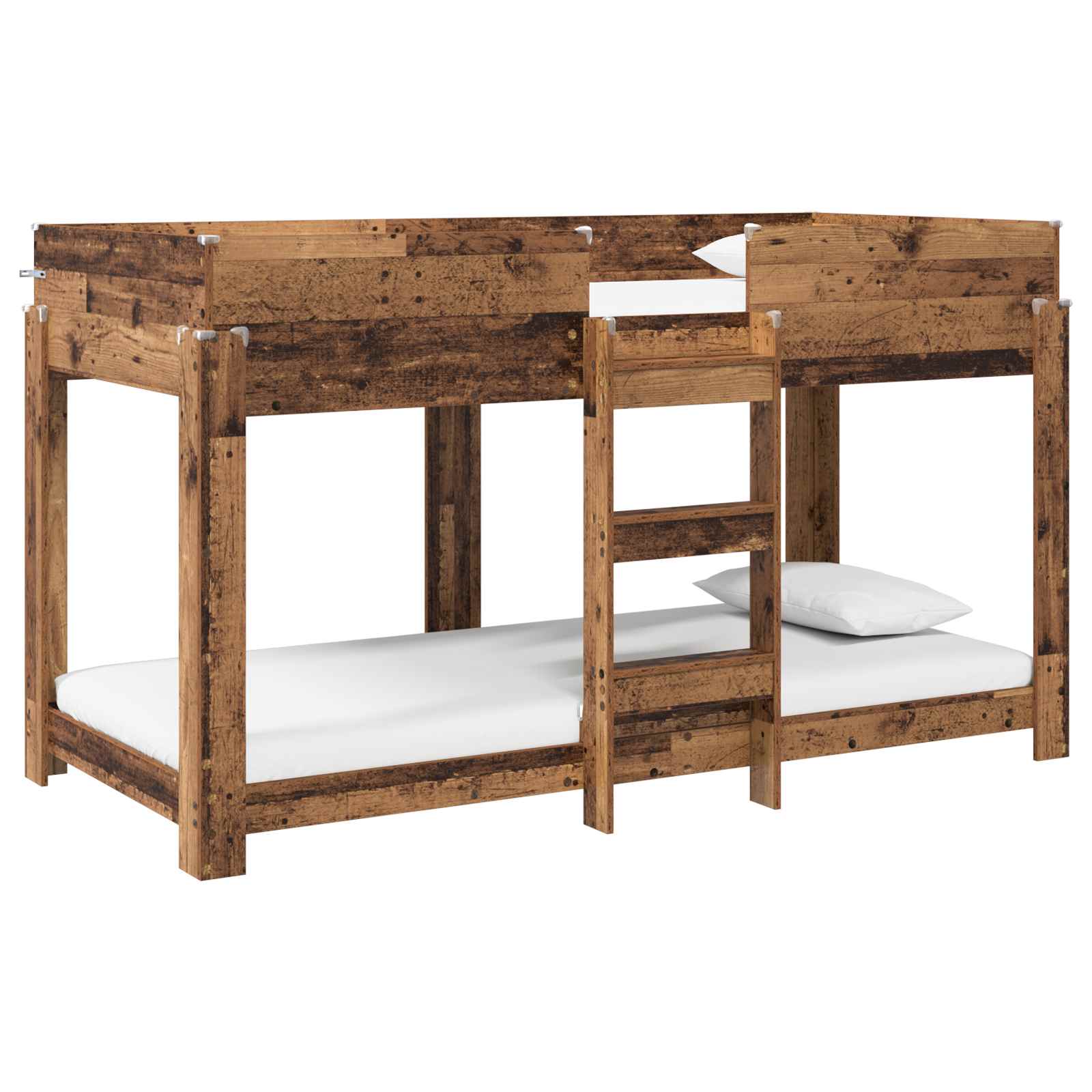 Kerrossänky Lapset Vanha puu 90 x 200 cm Tekninen puu - Image 2