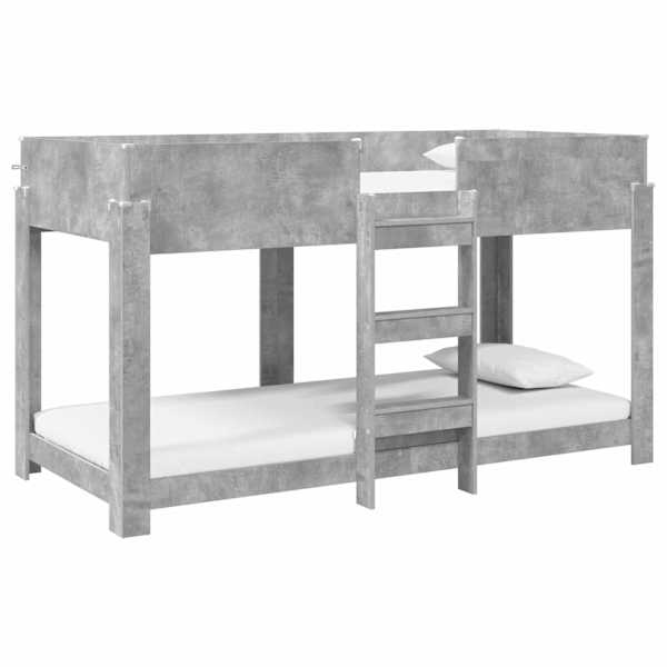 vidaXL Kiipevoodi Lastele Betoonhall 90 x 190 cm Tehispuit